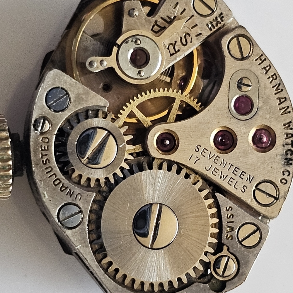 Vintage Harman Swiss Ladies Silver Tone Mechanical Watch , For Parts And Repair - Picture 5 of 16